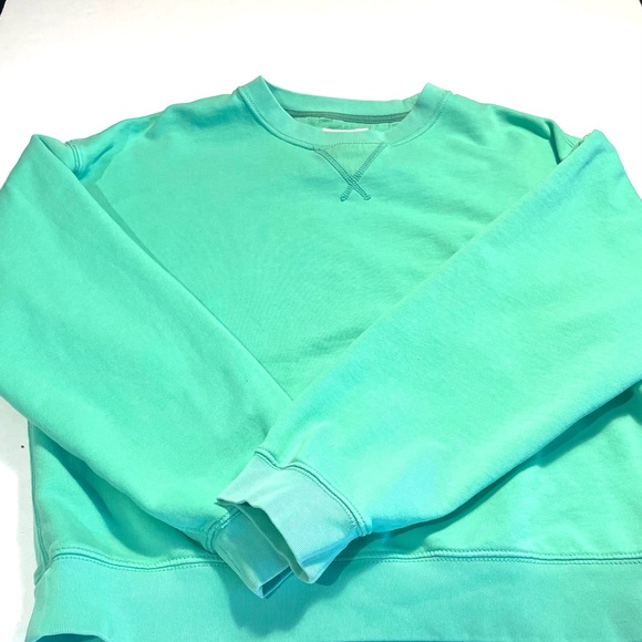 American Eagle Outfitters Teal Crewneck Sweater - Picture 2 of 10